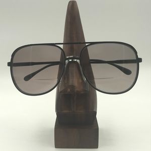 VINTAGE BLACK METAL AVIATOR SUNGLASSES FRAMES